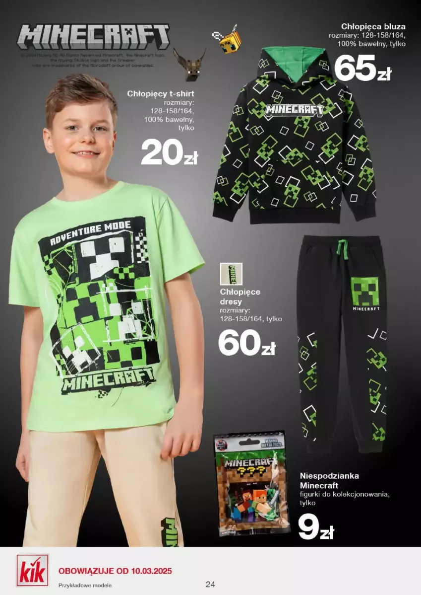 Gazetka promocyjna Kik - ważna 10.03 do 23.03.2025 - strona 17 - produkty: Bluza, Minecraft