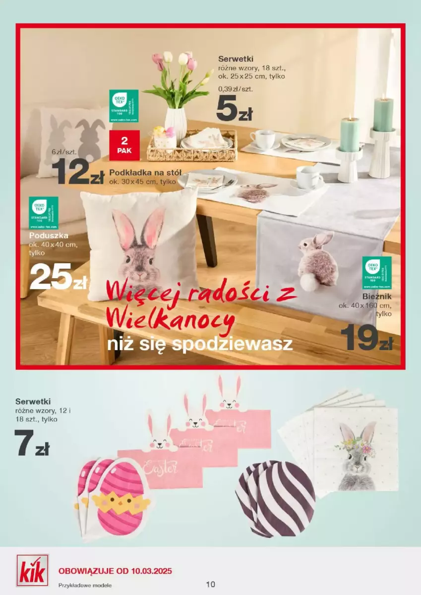 Gazetka promocyjna Kik - ważna 10.03 do 23.03.2025 - strona 2 - produkty: Ser, Serwetki