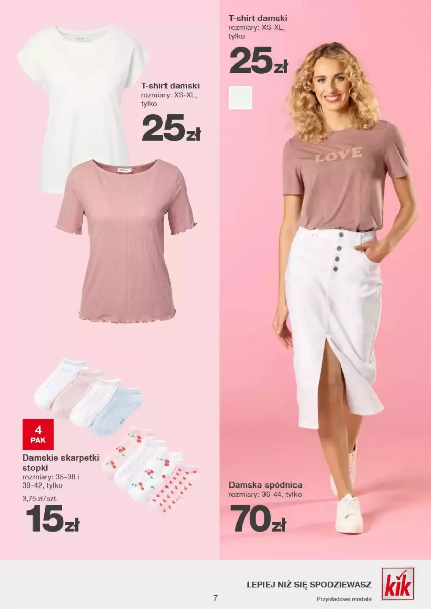 Gazetka promocyjna Kik - ważna 10.03 do 23.03.2025 - strona 27 - produkty: Karp, Skarpetki, T-shirt, Top