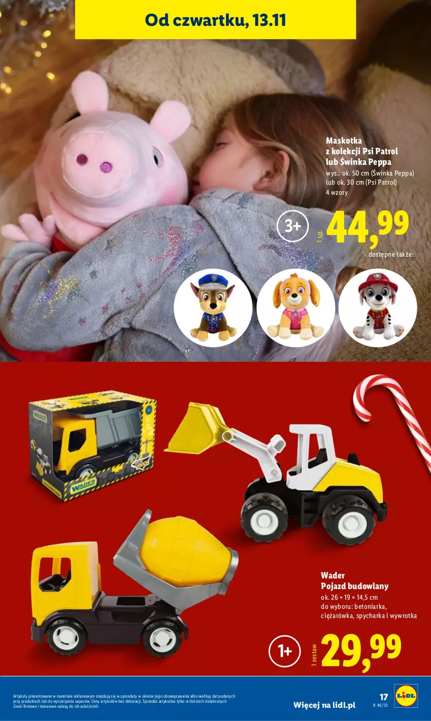 Gazetka promocyjna Lidl - Katalog Zabawki - ważna 03.11 do 24.12.2025 - strona 17 - produkty: Inka, Pojazd, Psi Patrol, Wywrotka