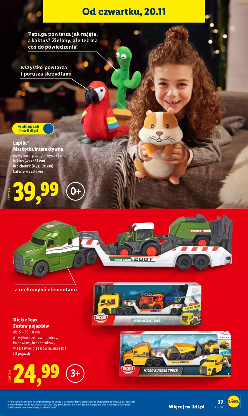 Gazetka promocyjna Lidl - Katalog Zabawki - ważna 03.11 do 24.12.2025 - strona 27 - produkty: Kaktus, Pojazd, Por, Tera