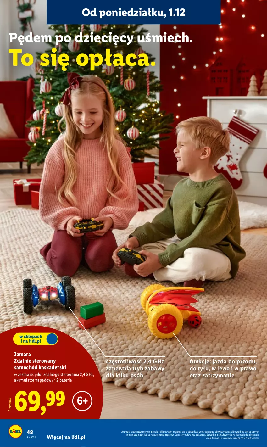 Gazetka promocyjna Lidl - Katalog Zabawki - ważna 03.11 do 24.12.2025 - strona 48 - produkty: Akumulator, Dzieci, Kask, Samochód