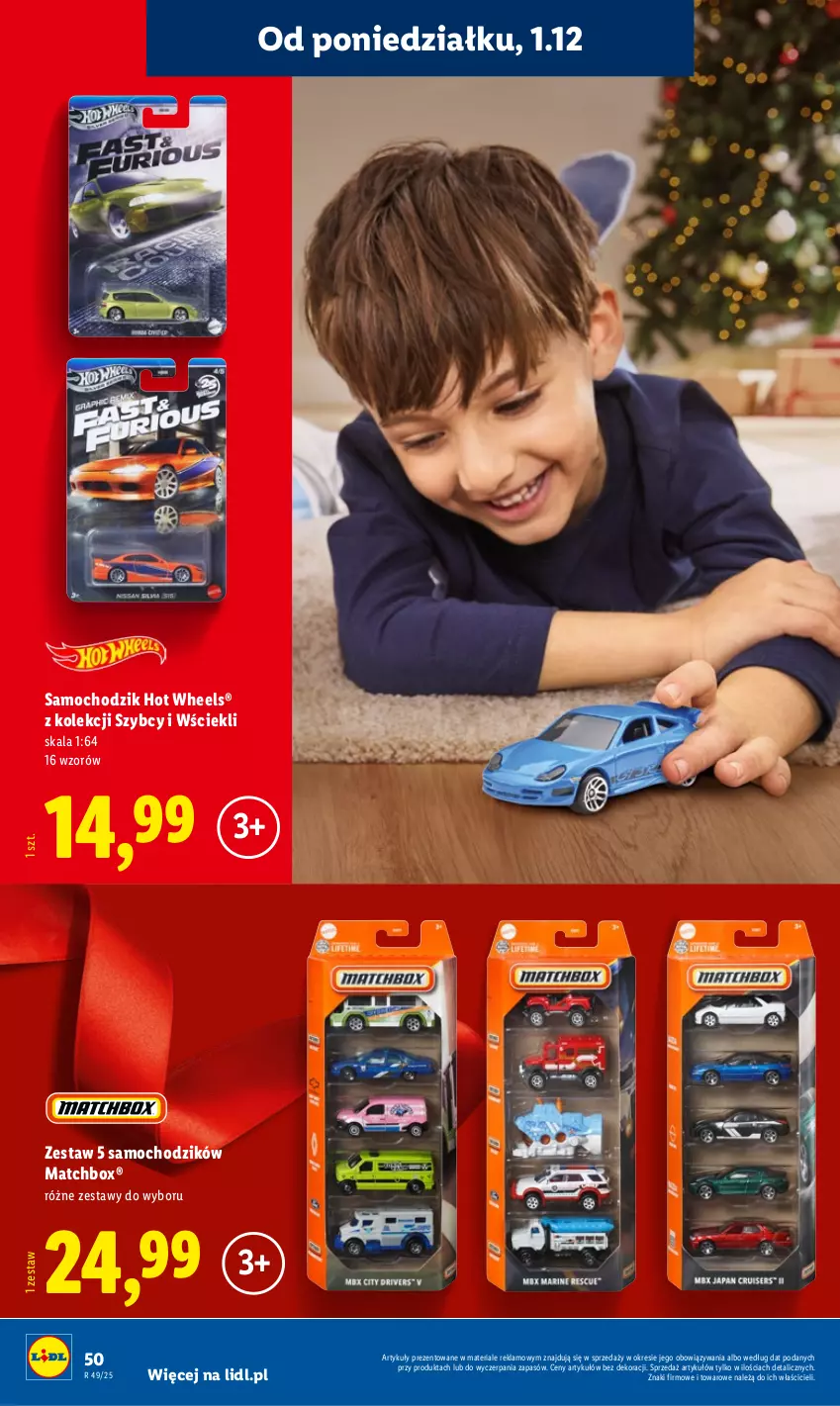 Gazetka promocyjna Lidl - Katalog Zabawki - ważna 03.11 do 24.12.2025 - strona 50 - produkty: Chodzik, Hot Wheels