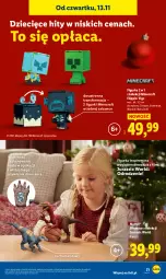 Gazetka promocyjna Lidl - Katalog Zabawki - Gazetka - ważna od 24.12 do 24.12.2025 - strona 21 - produkty: Minecraft, Por, Dinozaur, Tran, Mattel, Dzieci, Jurassic World