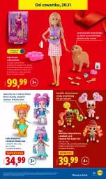 Gazetka promocyjna Lidl - Katalog Zabawki - Gazetka - ważna od 24.12 do 24.12.2025 - strona 25 - produkty: Torebka, Buty, Szczotka, Klej, L.O.L., Barbie, Gala, Lalka, Miska