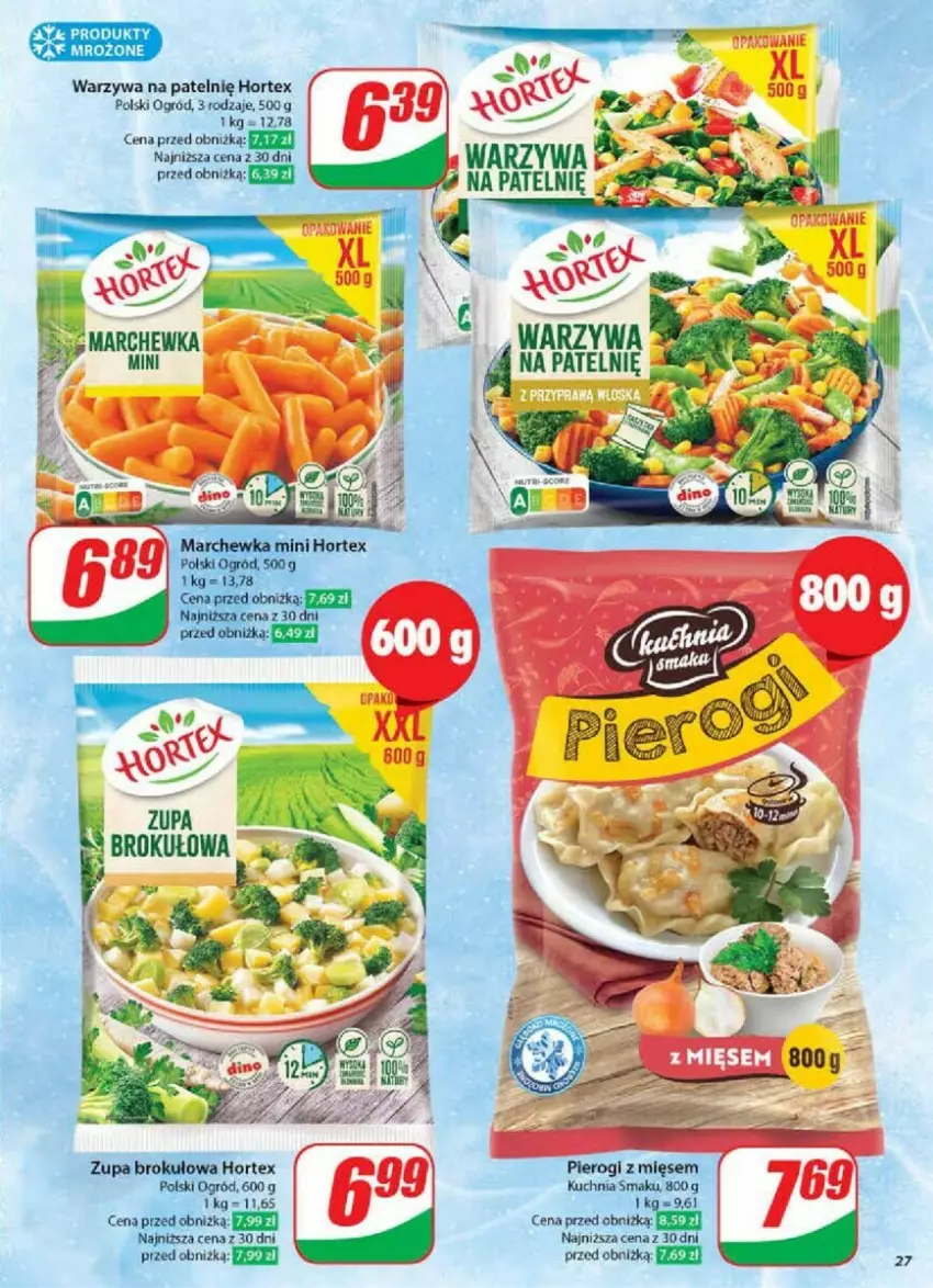 Gazetka promocyjna Dino - ważna 13.11 do 19.11.2024 - strona 20 - produkty: Hortex, Ogród, Pierogi, Warzywa, Zupa