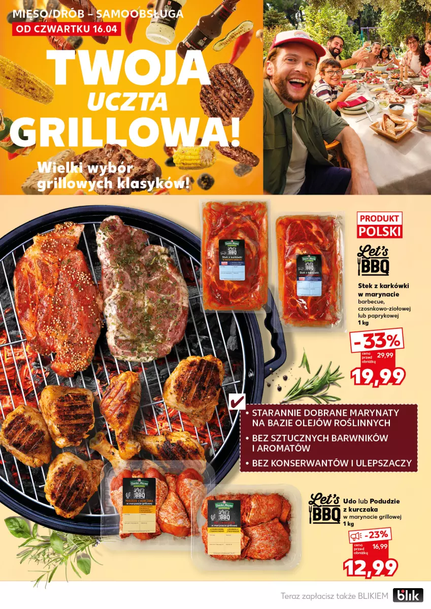Gazetka promocyjna Kaufland - Mocny Start - ważna 20.04 do 22.04.2026 - strona 22 - produkty: Grill, Kurczak, Olej, Ser, Stek