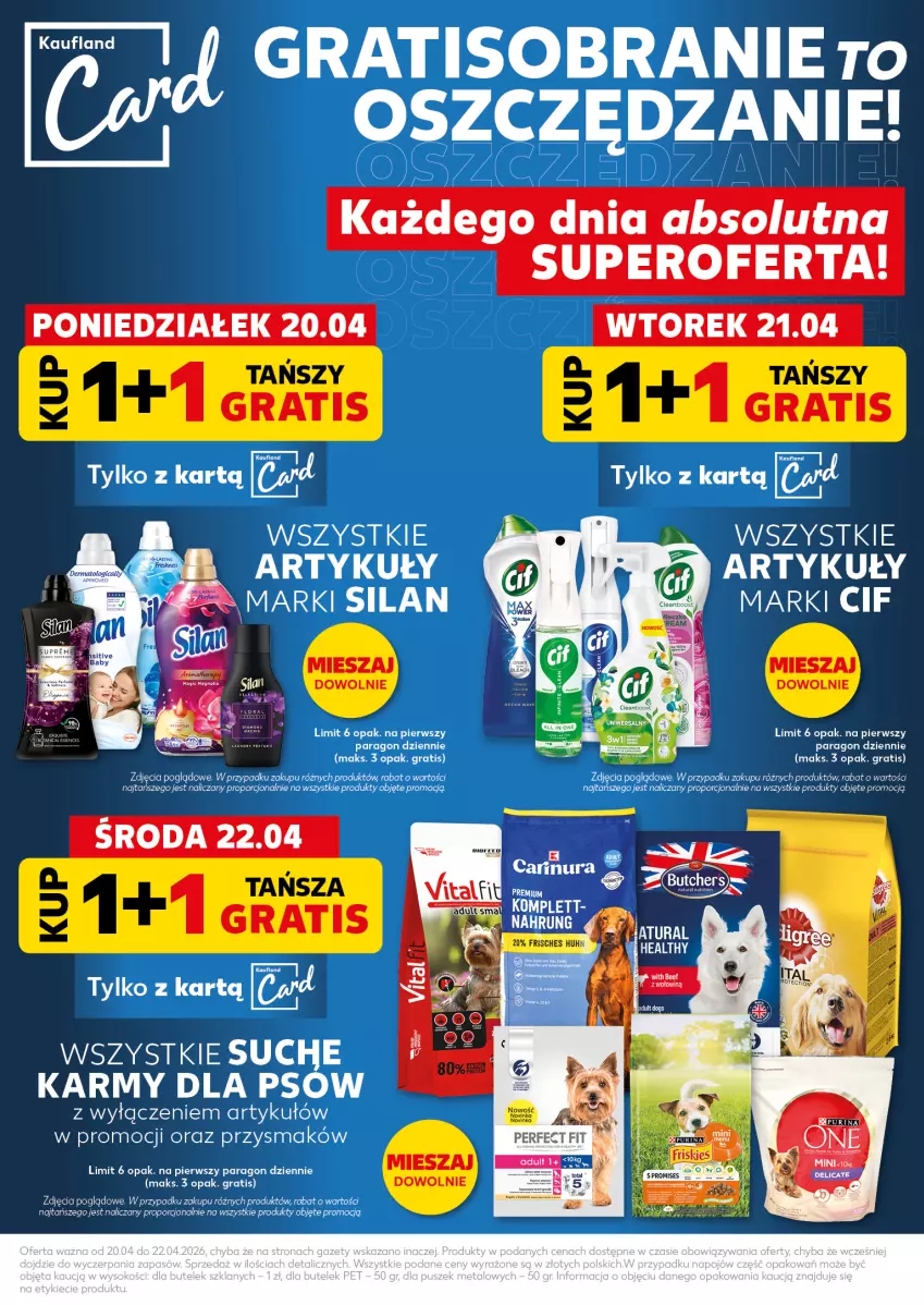 Gazetka promocyjna Kaufland - Mocny Start - ważna 20.04 do 22.04.2026 - strona 3 - produkty: Absolut, Cif, Fa, Gra, Silan