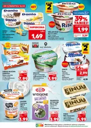 Gazetka promocyjna Kaufland - Mocny Start - Gazetka - ważna od 22.04 do 22.04.2026 - strona 24 - produkty: Ryż na mleku, Jogurt naturalny, Deser mleczny, Ser, Ryż, Jogurt, Kawa, Mlekovita, Serek homogenizowany, Sałat, Serek, Bieluch, Baton, Danio, Miks tłuszczowy, Deser, Finuu, Mleczna kanapka, Kinder, Mleko, Fa