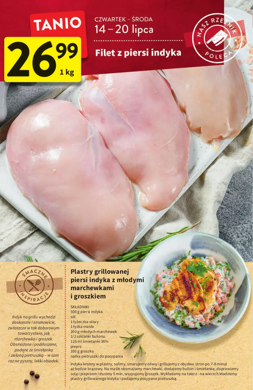 Gazetka promocyjna Intermarche - ważna 14.07 do 20.07.2022 - strona 14 - produkty: Bulion, Grill, Groszek, Lanki, Lion, Marchewka, Natka pietruszki, Pieprz, Sól, Talerz