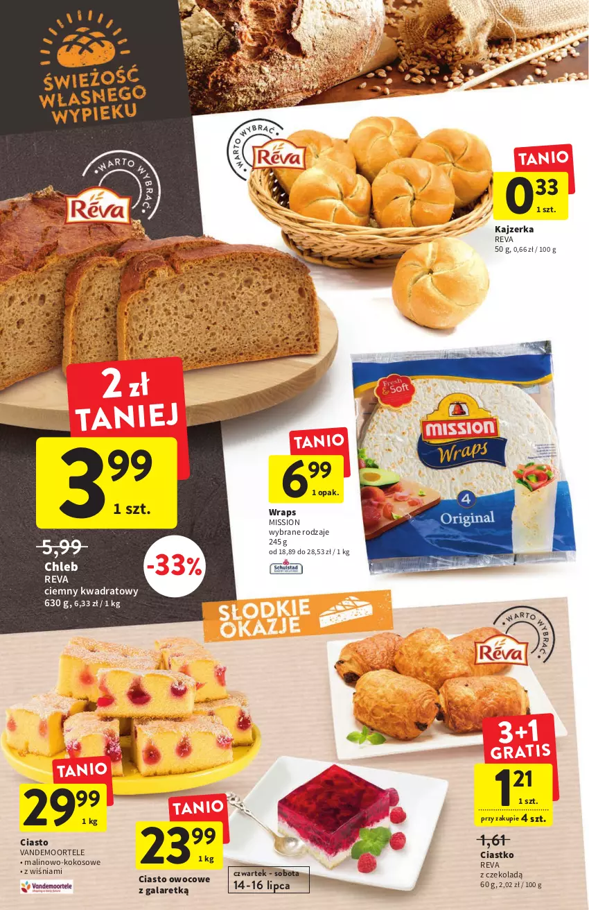 Gazetka promocyjna Intermarche - ważna 14.07 do 20.07.2022 - strona 24 - produkty: Chleb, Gala, Kajzerka, Kokos