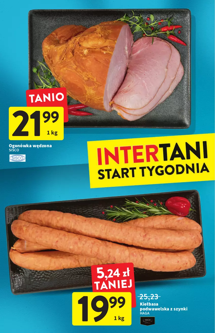 Gazetka promocyjna Intermarche - ważna 14.07 do 20.07.2022 - strona 38 - produkty: Kiełbasa, Kiełbasa podwawelska, Ogonówka, Wawel