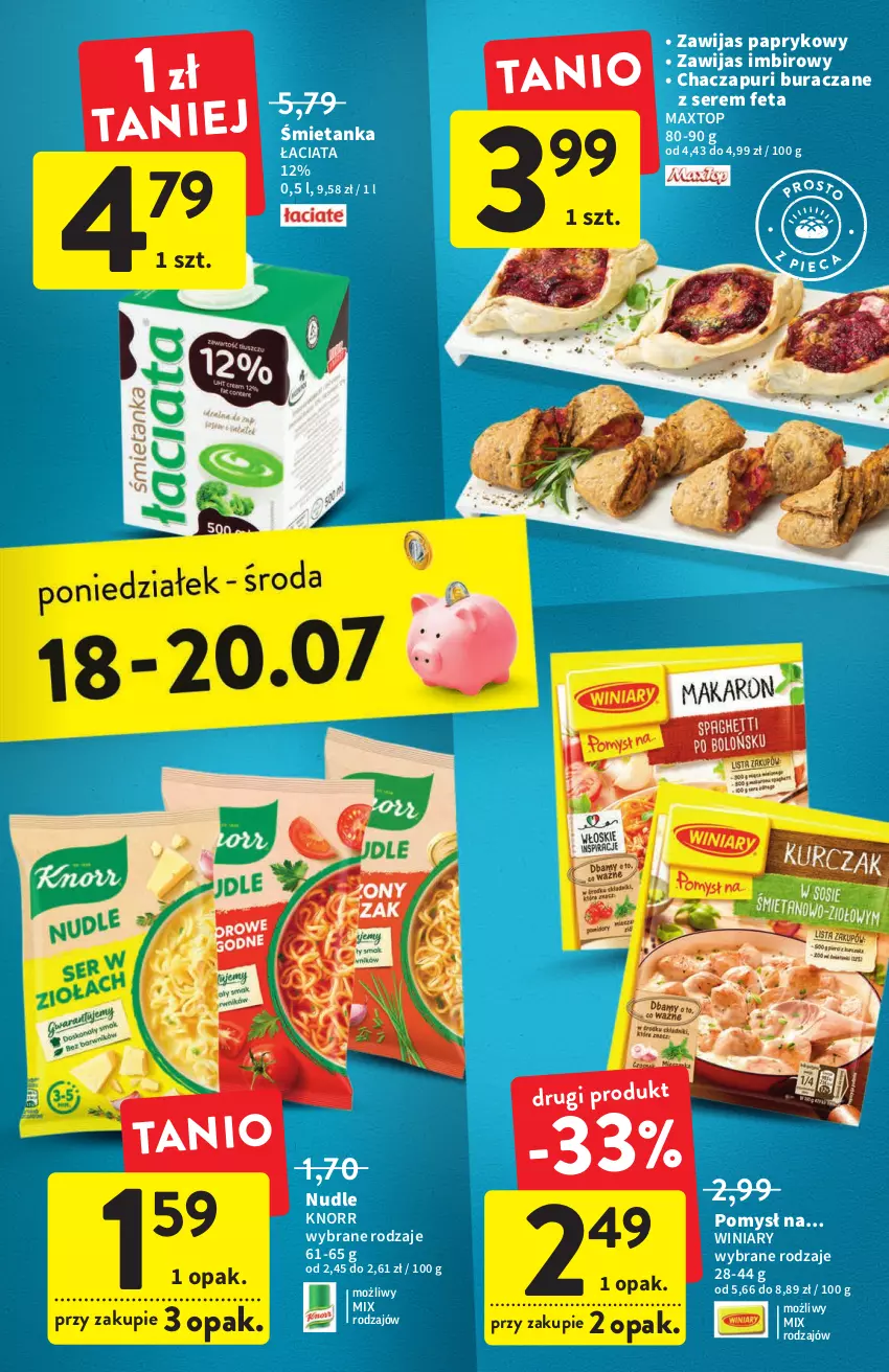 Gazetka promocyjna Intermarche - ważna 14.07 do 20.07.2022 - strona 39 - produkty: Feta, Imbir, Knorr, Pur, Ser, Top, Winiary