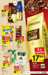 Gazetka promocyjna Intermarche - Gazetka - ważna od 20.07 do 20.07.2022 - strona 25 - produkty: Kawa rozpuszczalna, Gra, Kawa ziarnista, Nesquik, Kawa mielona, Kawa, Mocca Fix Gold, Woseba, Herbata, Kakao, Napój