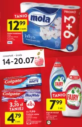 Gazetka promocyjna Intermarche - Gazetka - ważna od 20.07 do 20.07.2022 - strona 7 - produkty: Papier, Pasta do zębów, Papier toaletowy, Rolki, Mola, Fairy, Colgate, LG, Fa