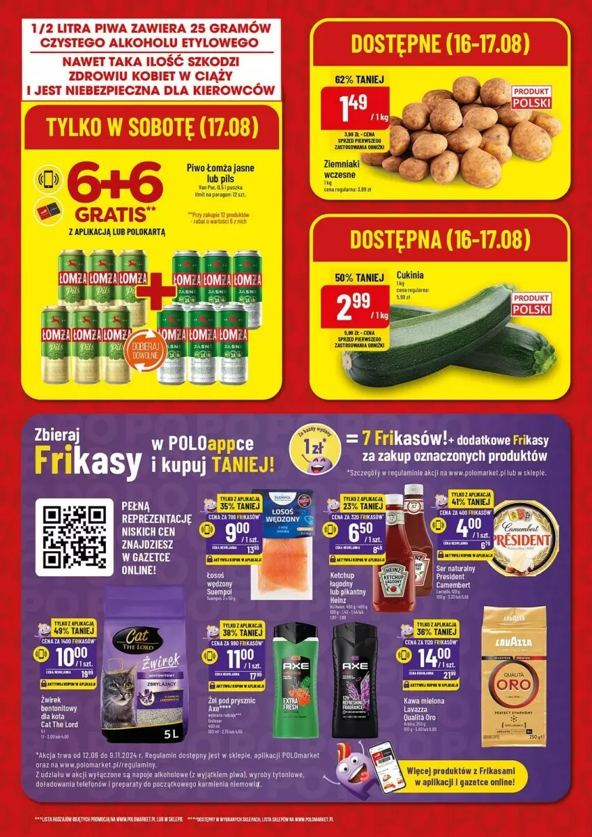 Gazetka promocyjna PoloMarket - ważna 13.08 do 20.08.2024 - strona 3 - produkty: Gatta, Gra, Karmi, Napoje, Piec, Piwa, Piwo, Telefon