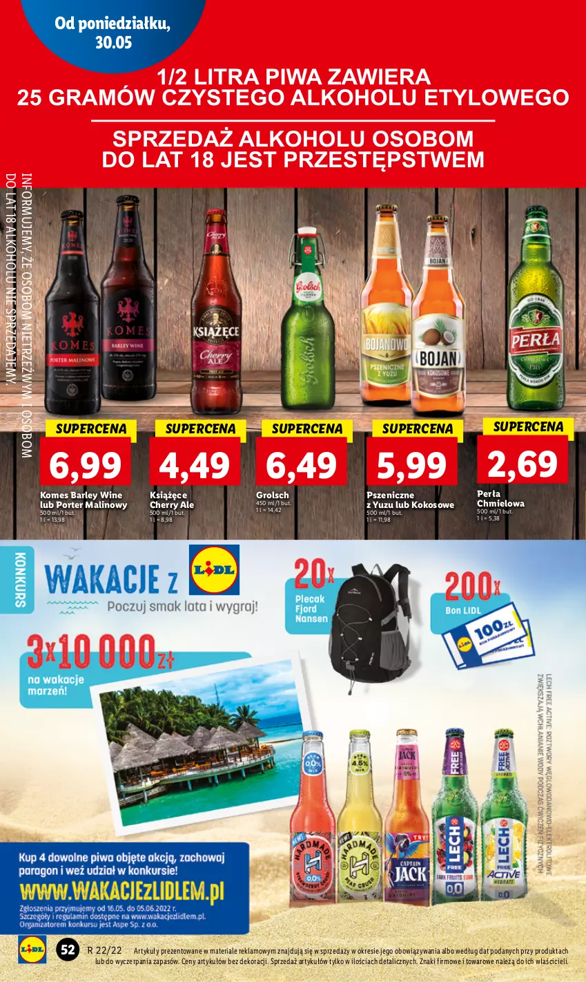 Gazetka promocyjna Lidl - GAZETKA - ważna 30.05 do 01.06.2022 - strona 52 - produkty: Kokos, Książęce, Perła, Por