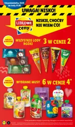 Gazetka promocyjna Lidl - GAZETKA - Gazetka - ważna od 01.06 do 01.06.2022 - strona 2 - produkty: Mus, Lody, Waga