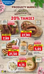 Gazetka promocyjna Lidl - GAZETKA - Gazetka - ważna od 01.06 do 01.06.2022 - strona 28 - produkty: Jabłka prażone, Ser, Twaróg, Szarlotka, Kiełbasa krucha, Deser, Kiełbasa, Jabłka