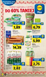 Gazetka promocyjna Lidl - GAZETKA - Gazetka - ważna od 01.06 do 01.06.2022 - strona 32 - produkty: Majonez, Serek wiejski, Ser, Piątnica, Namysłów, Serek, PIKOK, Tymbark, Napój, Kiełbasa