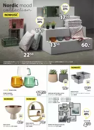 Gazetka promocyjna Jysk - Rabaty do 60% - Gazetka - ważna od 23.02 do 23.02.2021 - strona 15 - produkty: Koc, Kosz, Ramka, Półka, Roślina sztuczna, Kubek, Flora, Poduszka