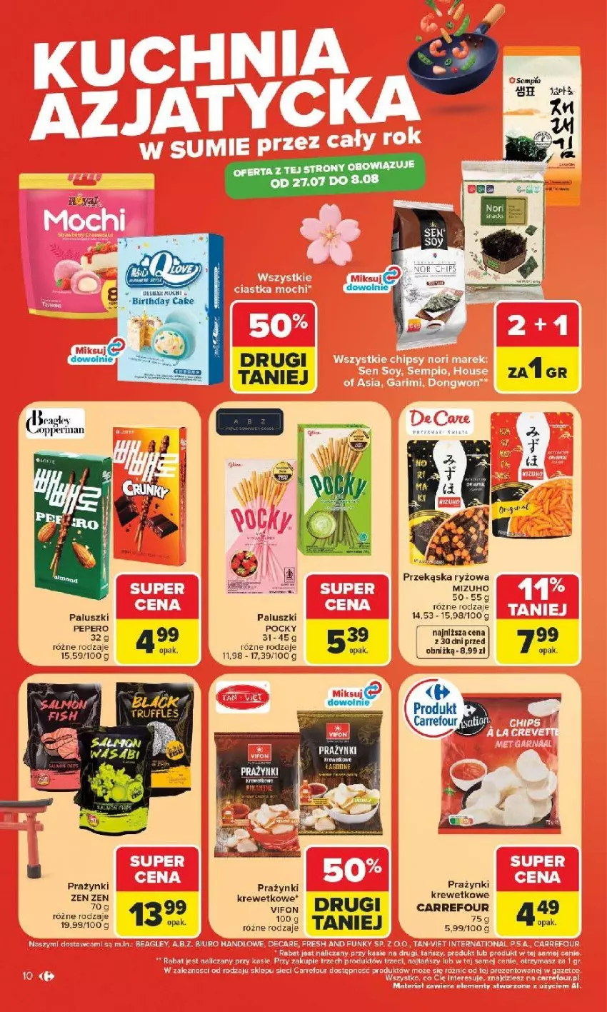 Gazetka promocyjna Carrefour - Gazetka Kuchnia azjatycka w SUMIE przez cały rok - ważna 27.07 do 08.08.2026 - strona 10 - produkty: Biuro, Dada, Fa, Gra, Prazynki, Ryż, Ser