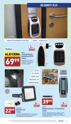 Gazetka promocyjna Aldi - Katalog Moda i Dom - Gazetka - ważna od 30.01 do 30.01.2022 - strona 14 - produkty: Por, Termometr, Reflektor LED, Termowentylator, Reflektor, LG