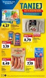 Gazetka promocyjna Lidl - GAZETKA - Gazetka - ważna od 25.01 do 25.01.2023 - strona 8 - produkty: Pasztet, PIKOK, Kiełbasa głogowska, Frankfurterki, Kiełbasa biała, Kiełbasa, Surimi