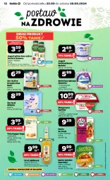 Gazetka promocyjna Netto - Netto Gazetka Food 39/24A - Gazetka - ważna od 28.09 do 28.09.2024 - strona 12 - produkty: So Food, Ser, Danone, Jogurt, Activia, Tofu, Serek, Optima, Margaryna, Ser kozi, Ocet, Jogurt pitny, Almette