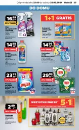 Gazetka promocyjna Netto - Netto Gazetka Food 39/24A - Gazetka - ważna od 28.09 do 28.09.2024 - strona 25 - produkty: Gin, Gra, Zawieszka do wc, Bref, Proszek do prania, Kret, Cillit Bang, Zapalarka, Znicz, Fairy, Zmywarki, Bryza, Fa