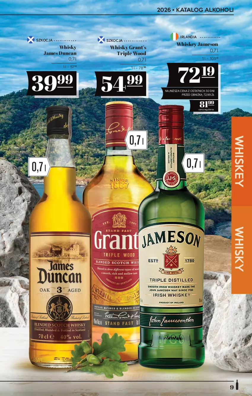Gazetka promocyjna PoloMarket - Katalog alkoholi 14/2026 - ważna 30.07 do 12.08.2026 - strona 9 - produkty: Gra, Jameson, Koc, Whiskey, Whisky