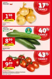 Gazetka promocyjna Auchan - Pewność Niskich Cen Supermarket - Gazetka - ważna od 26.03 do 26.03.2025 - strona 3 - produkty: Cebula, Ogórek, Pomidory