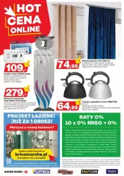 Gazetka promocyjna Bricomarche - Gazetka - ważna od 26.01 do 26.01.2025 - strona 8 - produkty: Deska do prasowania, Czajnik, Ambition, Zasłona, Vileda, Pokrowiec