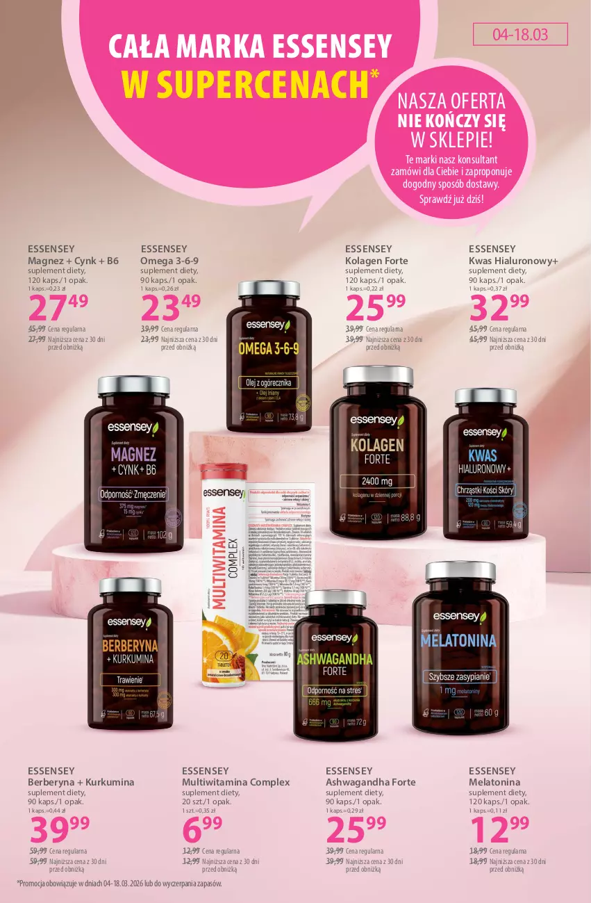 Gazetka promocyjna Hebe - Gazetka - ważna 04.03 do 18.03.2026 - strona 20 - produkty: Cynk, Kolagen, Magnez, Suplement diety, Waga