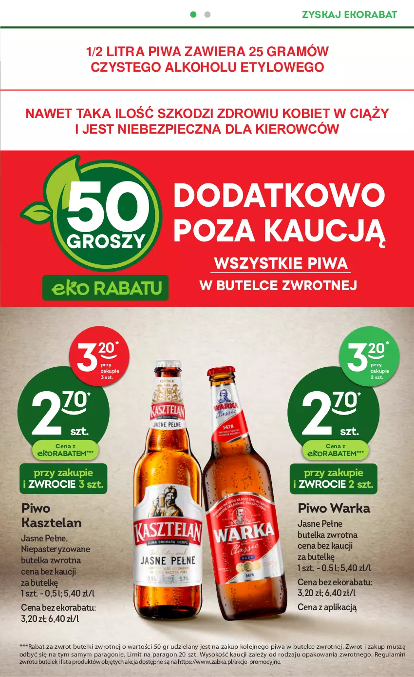 Gazetka promocyjna Żabka - ważna 25.10 do 07.11.2023 - strona 16 - produkty: Gra, Kasztelan, Mus, Olej, Piec, Piwa, Piwo, Sok, Warka