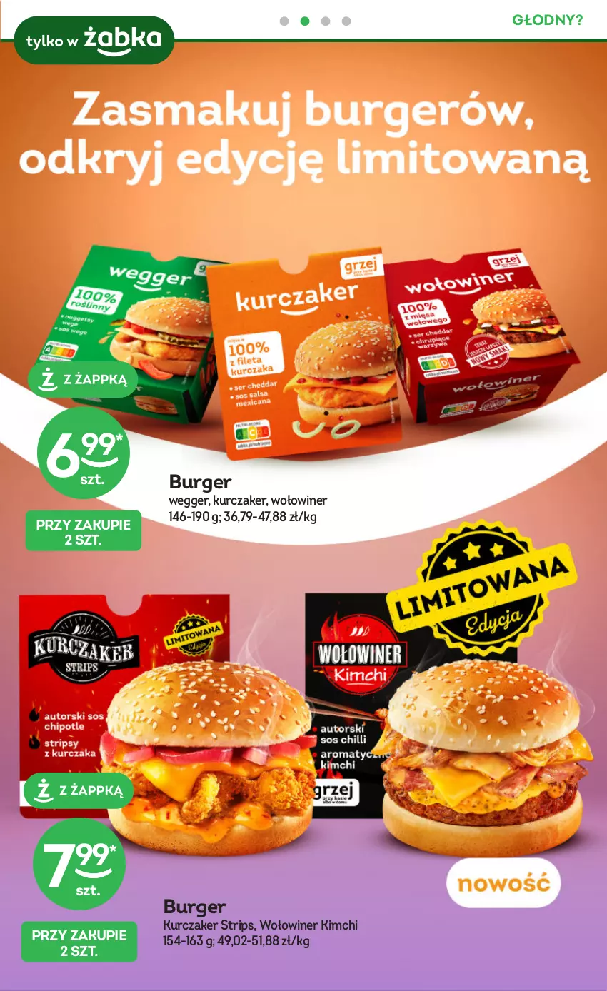 Gazetka promocyjna Żabka - ważna 25.10 do 07.11.2023 - strona 6 - produkty: Burger, Herbata, Kawa, Kurczak