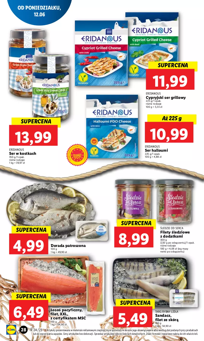 Gazetka promocyjna Lidl - GAZETKA - ważna 12.06 do 14.06.2023 - strona 30 - produkty: Grill, Sandacz, Ser