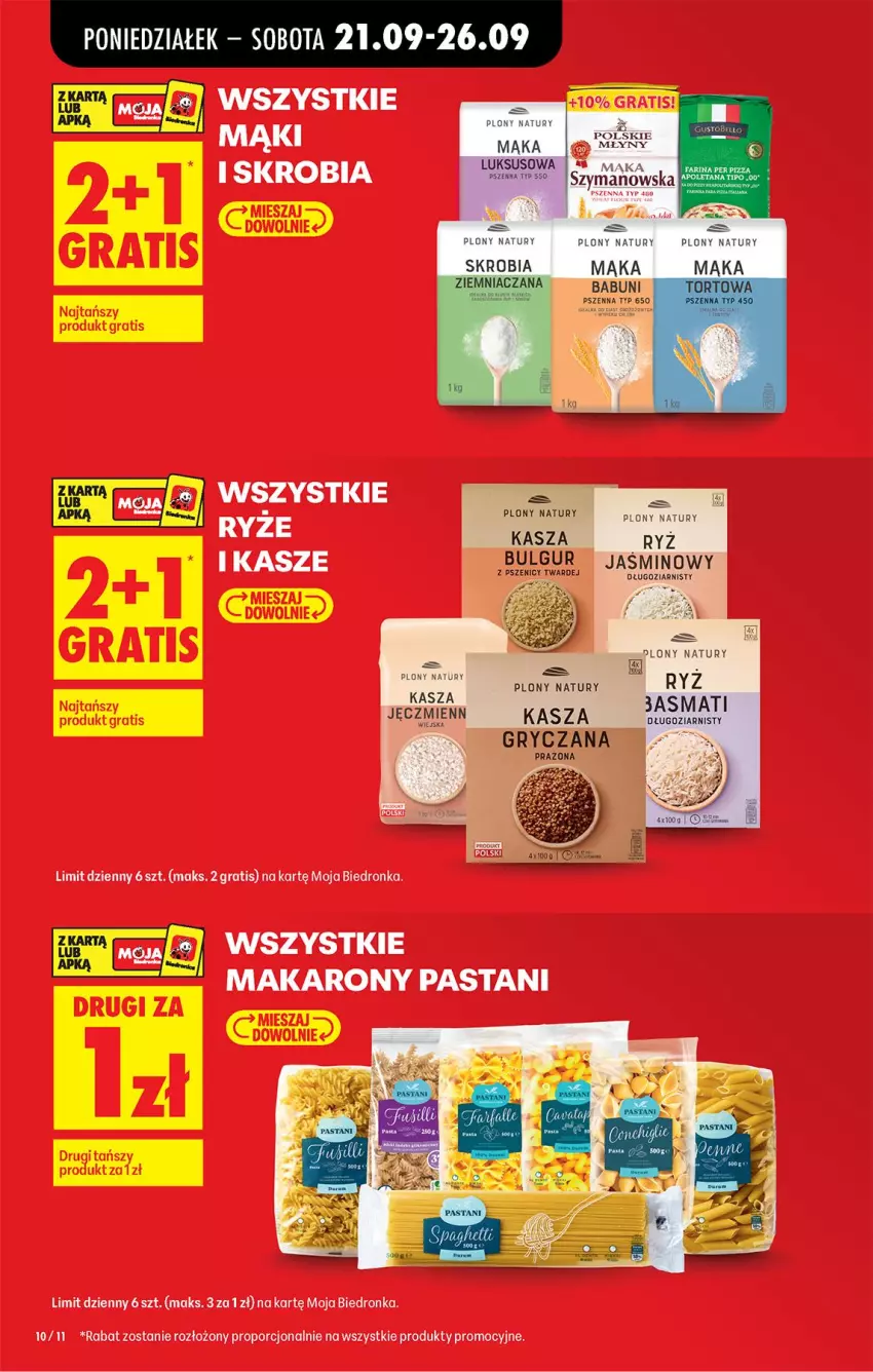 Gazetka promocyjna Biedronka - Od Poniedziałku - ważna 21.09 do 26.09.2026 - strona 11 - produkty: Makaron, Por, Ryż