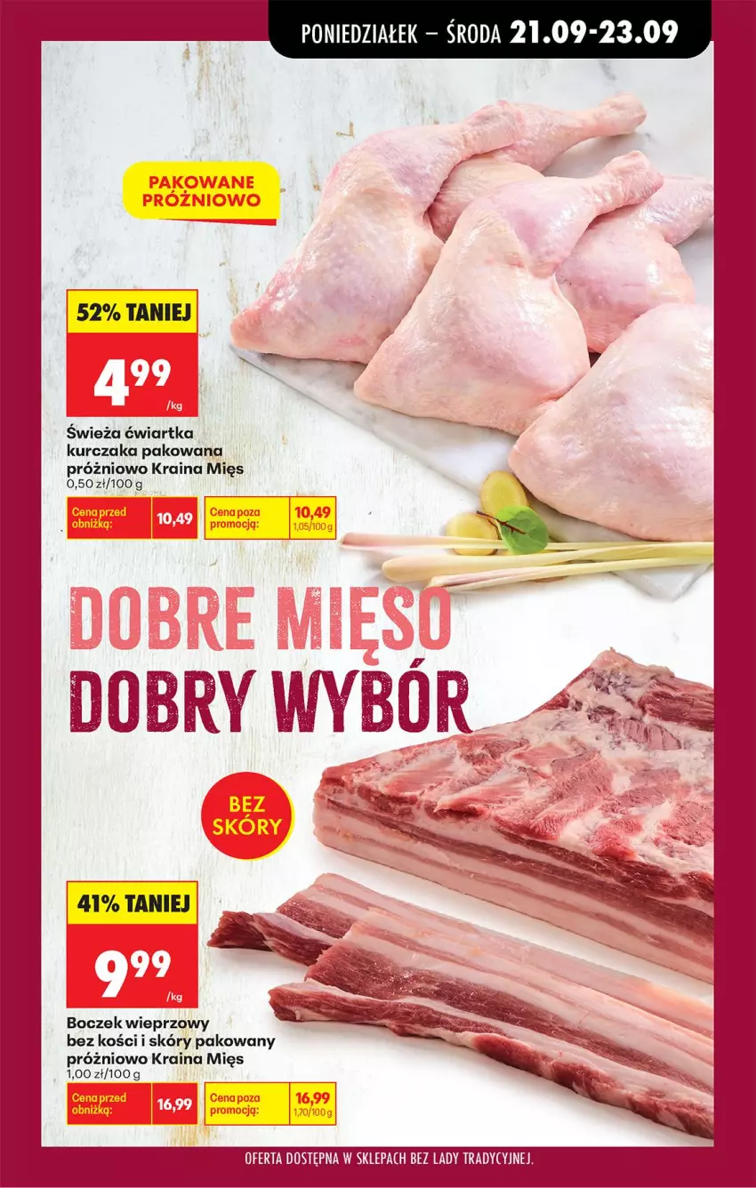 Gazetka promocyjna Biedronka - Od Poniedziałku - ważna 21.09 do 26.09.2026 - strona 41 - produkty: Boczek, Boczek wieprzowy, Kurczak