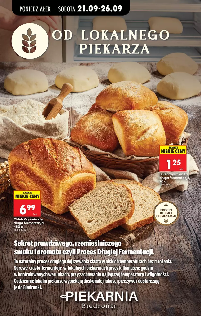 Gazetka promocyjna Biedronka - Od Poniedziałku - ważna 21.09 do 26.09.2026 - strona 46 - produkty: Chleb, LG