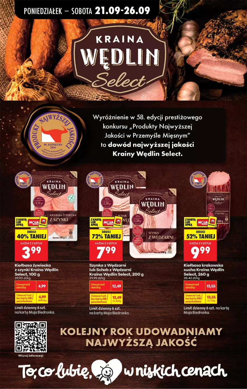 Gazetka promocyjna Biedronka - Od Poniedziałku - ważna 21.09 do 26.09.2026 - strona 49 - produkty: Fa, Kiełbasa, Kiełbasa krakowska, Olej