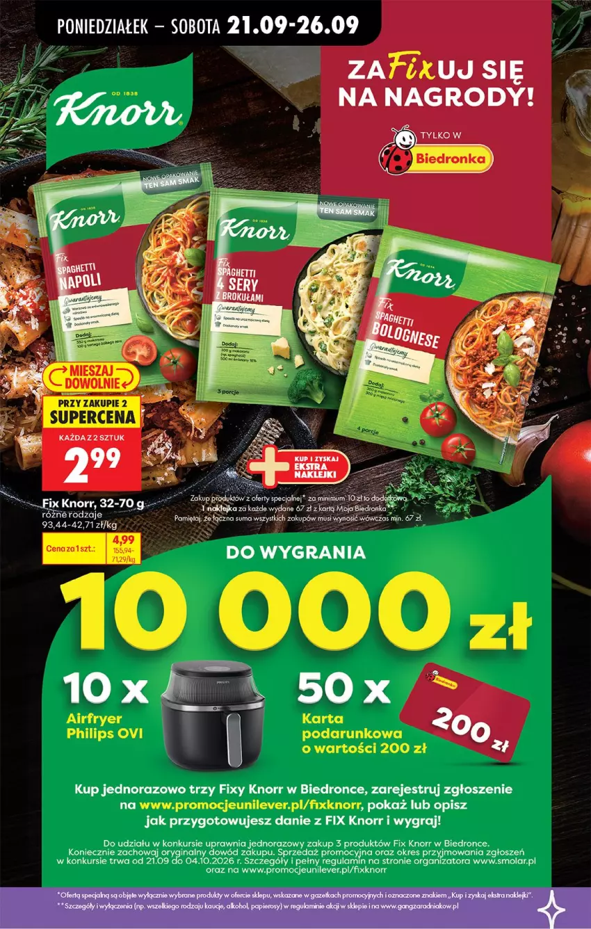 Gazetka promocyjna Biedronka - Od Poniedziałku - ważna 21.09 do 26.09.2026 - strona 69 - produkty: Gin, Gra, Klej, Knorr, Mięta, Mola, Mus