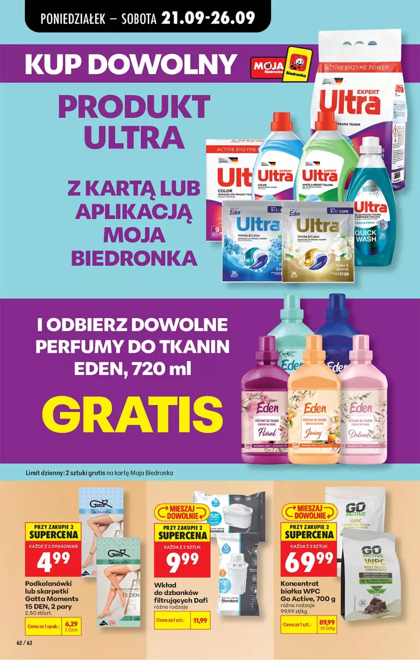 Gazetka promocyjna Biedronka - Od Poniedziałku - ważna 21.09 do 26.09.2026 - strona 94 - produkty: Gatta, Gra, Karp, Moments, Perfum, Skarpetki