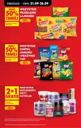 Gazetka promocyjna Biedronka - Od Poniedziałku - Gazetka - ważna od 26.09 do 26.09.2026 - strona 14 - produkty: Top, Lajkonik, Por, Chipsy, Chrupki, Suplement diety, Magnez