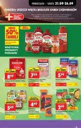 Gazetka promocyjna Biedronka - Od Poniedziałku - Gazetka - ważna od 26.09 do 26.09.2026 - strona 25 - produkty: Ketchup, Sok, Mus, Sokołów, Bulion, Winiary, Klej, Lion, Tarczyński, Spaghetti, Morliny, Boczek, Kabanos, Pudliszki, Kiełbasa, Olewnik, Mięta, Knorr, Kiełbasa śląska, Fa