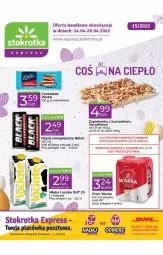 Gazetka promocyjna Stokrotka - Stokrotka Express - Gazetka - ważna od 20.04 do 20.04.2022 - strona 1 - produkty: Piwa, Piwo, Kurczak, Gra, Napój energetyczny, Warka, Lack, Zapiekanka, Czekolada, Napój, Mleko