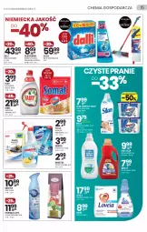 Gazetka promocyjna Drogerie Natura - Gazetka Drogerie Natura - Gazetka - ważna od 21.04 do 21.04.2021 - strona 15 - produkty: Płyn do prania, Domestos, Pur, Mop, Do mycia naczyń, Biały Jeleń, Lovela, Tablet, Proszek do prania, Płyn do mycia naczyń, Vileda, Silan, Woolite, Somat, Szafa, Fairy, Dyfuzor zapachowy, Płyn do mycia, Zmywarki, Bryza, Kapsułki do prania, Płyn do szyb, Tabletki do zmywarki, Ambi Pur, Fa