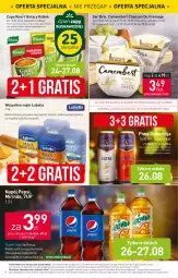 Gazetka promocyjna Stokrotka - Market - Gazetka - ważna od 30.08 do 30.08.2023 - strona 5 - produkty: Piwa, Piwo, Lubella, Warzywa, Ser, Por, Gra, 7up, Zupa, Bell, Brie, Mirinda, Pepsi, Camembert, Owoce, Kubek, Bella, Napój, Mięso, Knorr