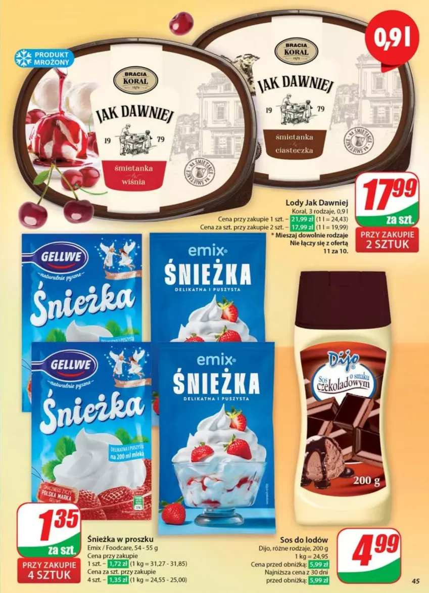 Gazetka promocyjna Dino - ważna 21.05 do 26.05.2025 - strona 40 - produkty: Lody