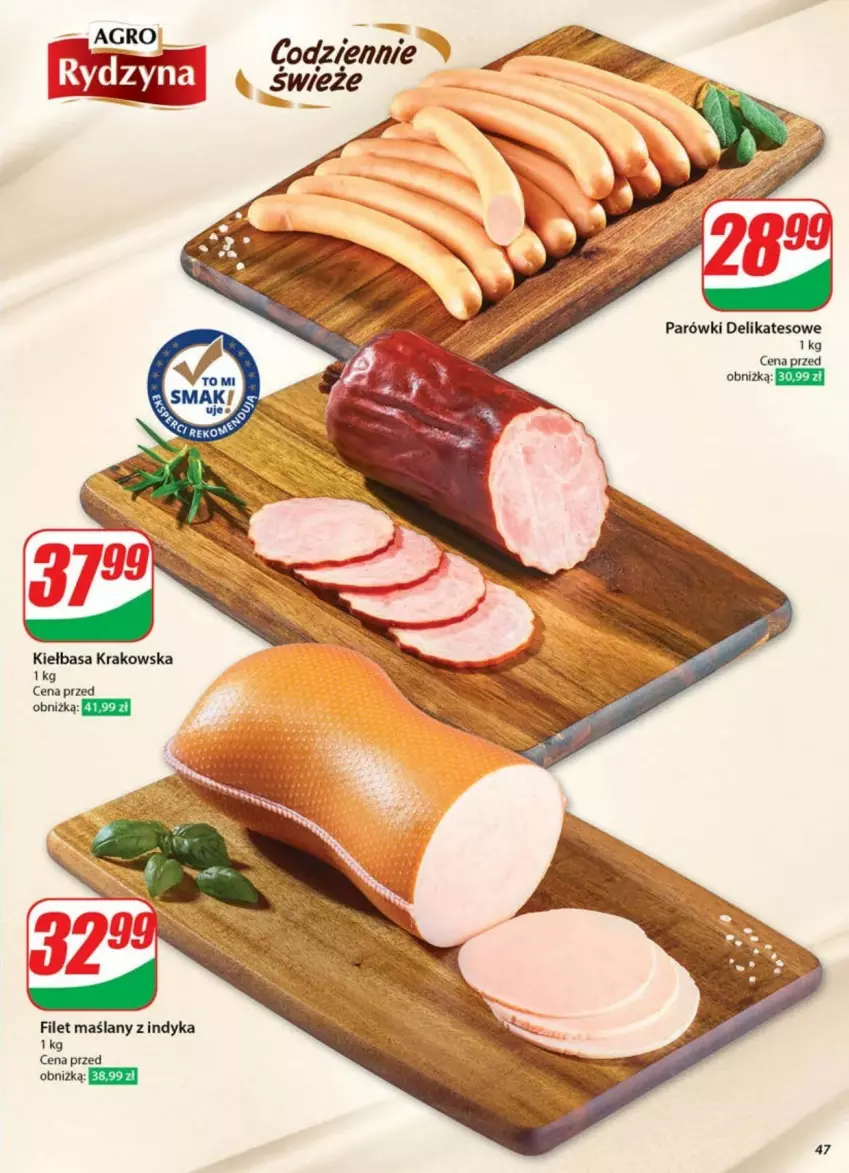 Gazetka promocyjna Dino - ważna 21.05 do 26.05.2025 - strona 42 - produkty: Kiełbasa, Kiełbasa krakowska, Parówki